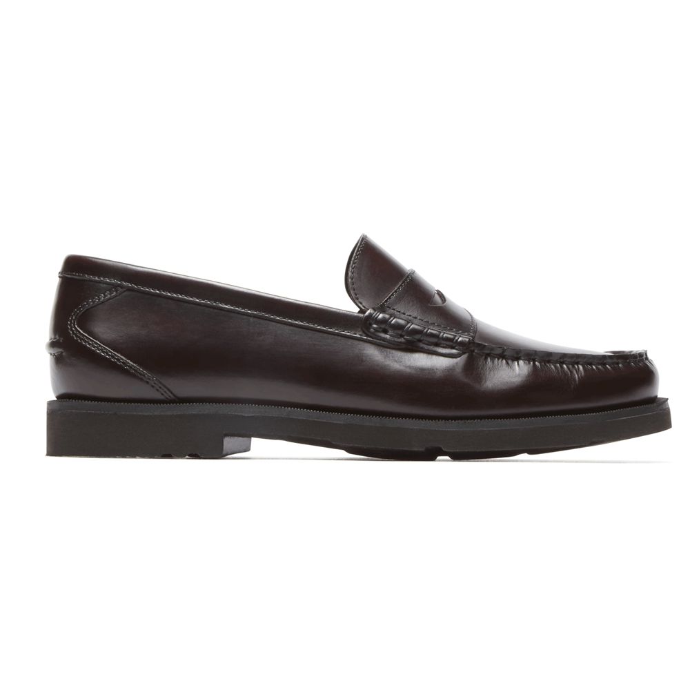 Rockport Modern Prep Penny - Mens Loafers - Burgundy - NZ (CET-018423)